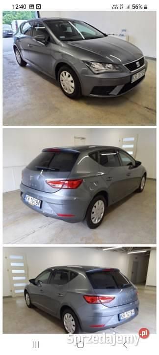 Grafitowy Używany 2018 Seat Leon Sedan/Limuzyna | 37 500 zł (Uczciwa cena) - Obraz 1/2