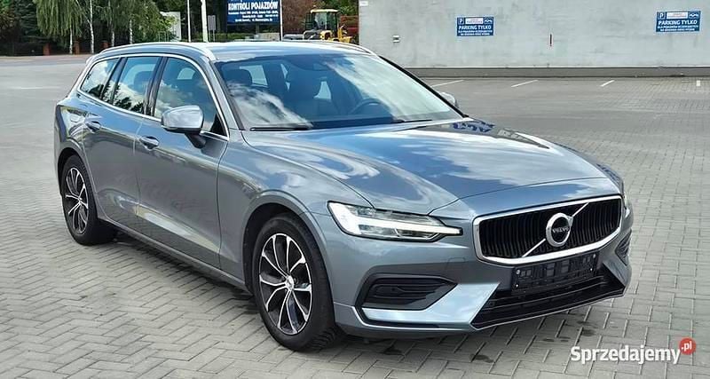Szary Używany 2019 Volvo V60 Kombi | 72 900 zł (Uczciwa cena) - Obraz 1/4