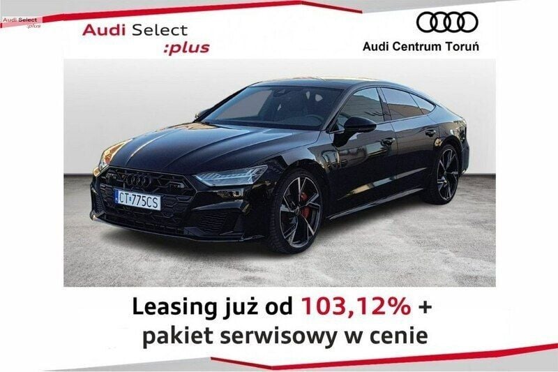 Czarny Używany 2024 Audi S7 Ambiente Hatchback | 469 000 zł - Obraz 1/4