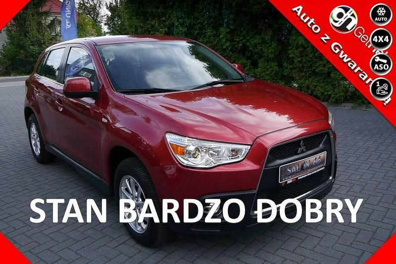 Bordowy Używany 2011 Mitsubishi ASX SUV | 25 800 zł (Dobra cena) - Obraz 1/4