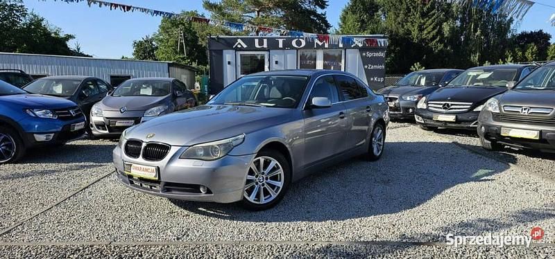 Szary Używany 2003 BMW 520 Sedan/Limuzyna | 14 900 zł - Obraz 1/2