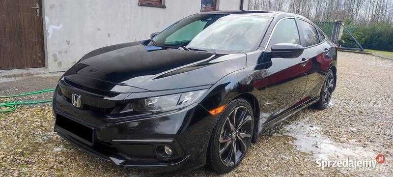 Używany Honda Civic Sport 2019 Czarny Sedan/Limuzyna