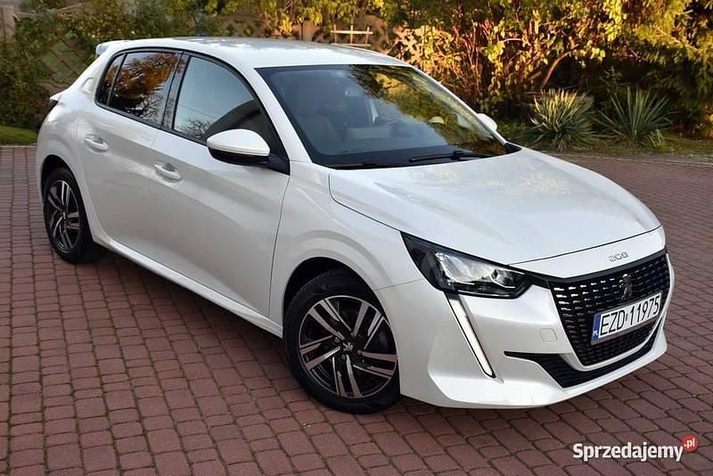 Biały Używany 2021 Peugeot 208 Allure Turbo Hatchback | 56 900 zł (Uczciwa cena) - Obraz 1/4