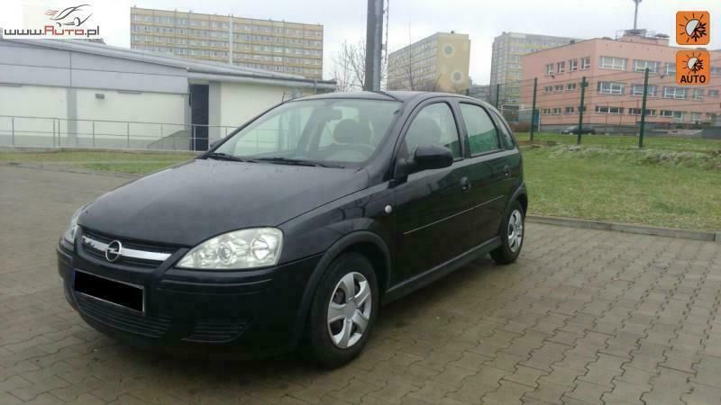 Czarny (metalik) Używany 2005 Opel Corsa Hatchback | 14 800 zł - Obraz 1/4