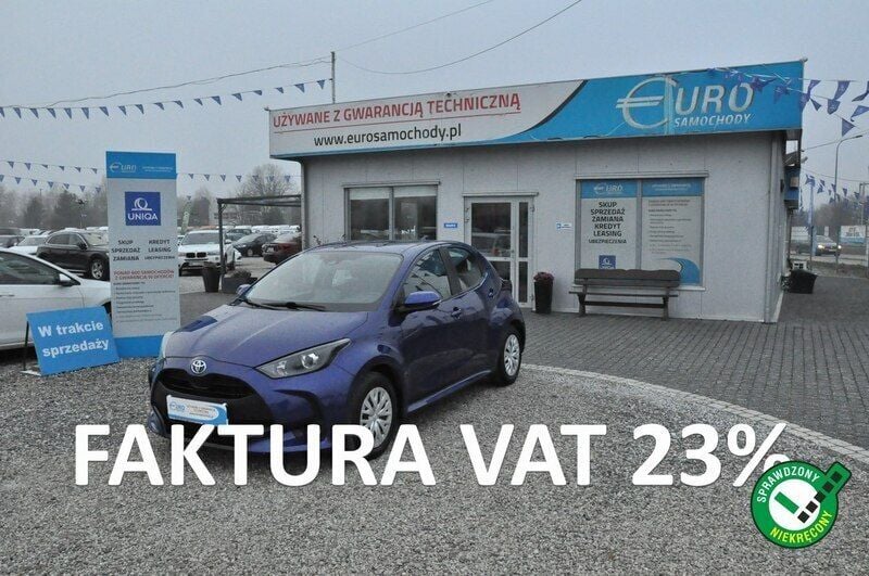 Niebieski jasny (metalik) Używany 2022 Toyota Yaris Hatchback | 48 699 zł (Dobra cena) - Obraz 1/4