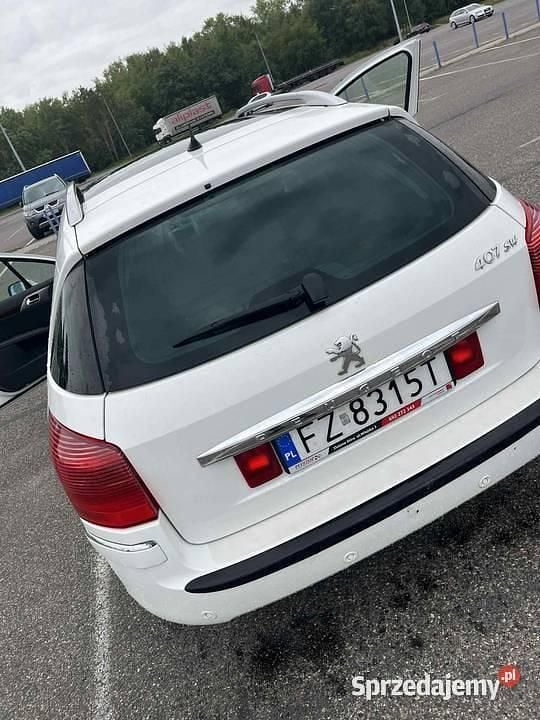 Biały Używany 2006 Peugeot 407 Kombi | 4999 zł (Uczciwa cena) - Obraz 1/4