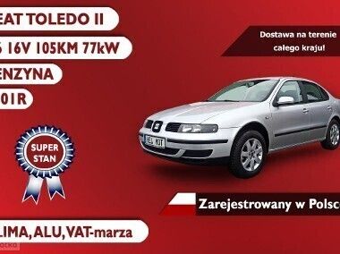 Srebrny Używany 2001 Seat Toledo Sedan/Limuzyna | 5900 zł - Obraz 1/4