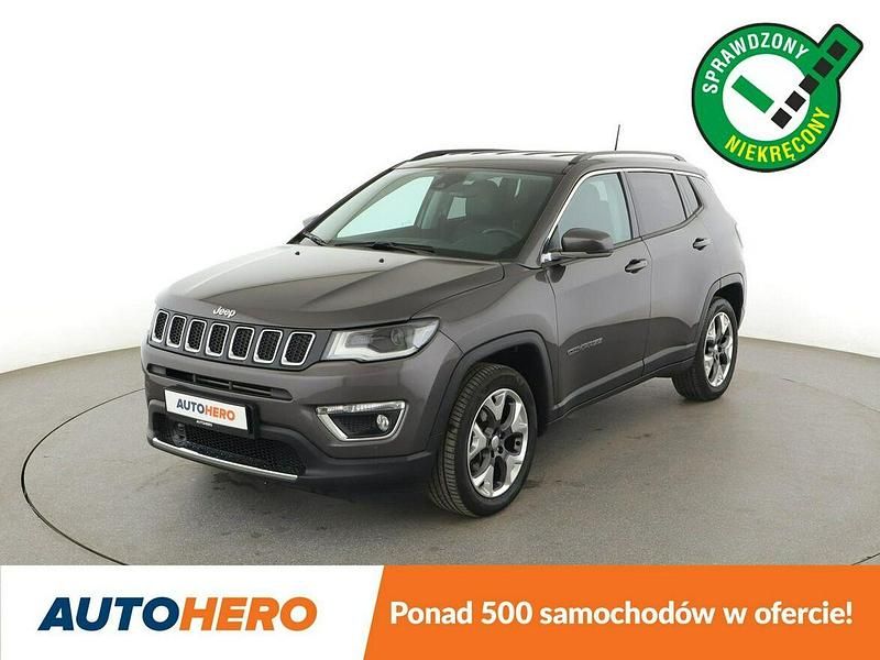 Szary Używany 2019 Jeep Compass SUV | 62 300 zł (Super Cena) - Obraz 1/3