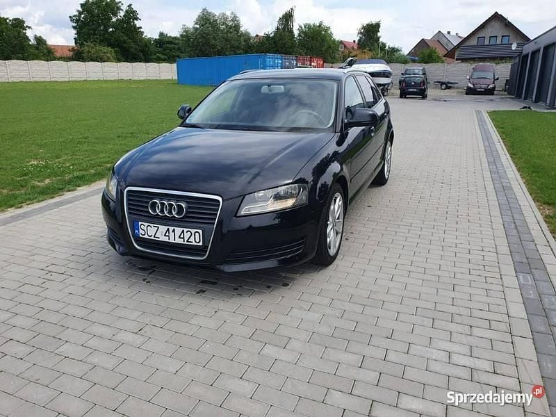 Czarny Używany 2008 Audi A3 Sportback Hatchback | 20 000 zł - Obraz 1/4
