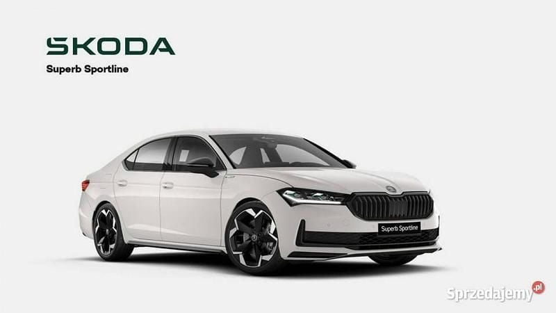Nowe Skoda Superb SportLine 2026 Biały Sedan/Limuzyna