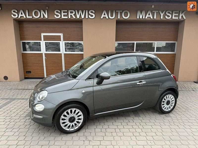 Szary Używany 2017 Fiat 500 Hatchback | 32 900 zł (Uczciwa cena) - Obraz 1/4