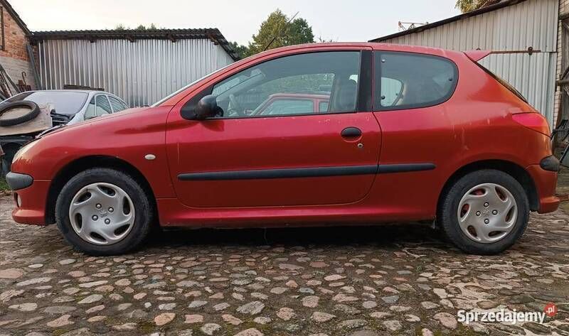 Bordowy Używany 1999 Peugeot 206 Hatchback | 1000 zł (Dobra cena) - Obraz 1/4