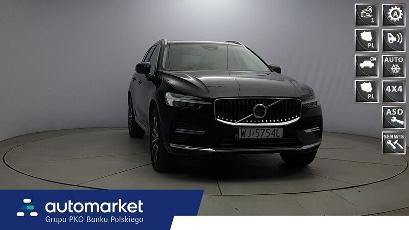 Czarny Używany 2022 Volvo XC60 Plus SUV | 170 850 zł (Dość drogi) - Obraz 1/4