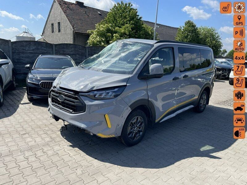 Grafitowy (metalik) Używany 2024 Ford Transit Custom Sedan/Limuzyna | 69 900 zł - Obraz 1/4