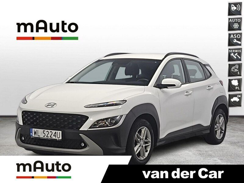 Biały (metalik) Używany 2022 Hyundai Kona SUV | 73 900 zł (Uczciwa cena) - Obraz 1/4