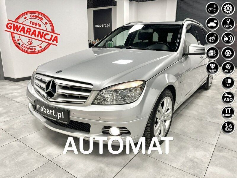 Srebrny (metalik) Używany 2010 Mercedes C220 Sedan/Limuzyna | 39 000 zł (Uczciwa cena) - Obraz 1/4