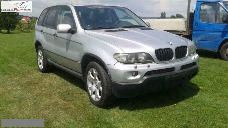Srebrny (metalik) Używany 2002 BMW X5 SUV | 22 000 zł (Uczciwa cena) - Obraz 1/4