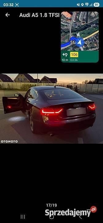 Używany Audi A5 Sportback 170 KM (125 kW) 2012 Czarny Hatchback