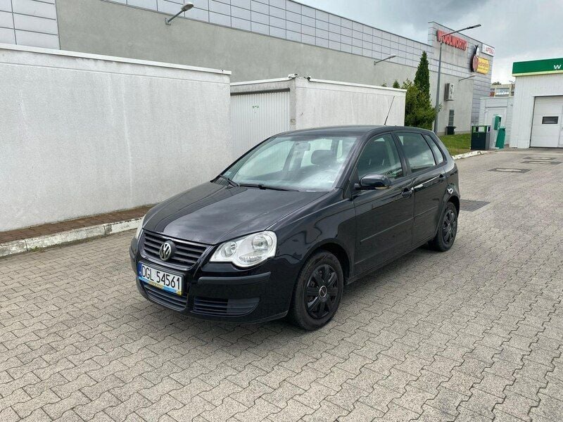 Czarny (metalik) Używany 2008 VW Polo Hatchback | 13 900 zł (Drogi) - Obraz 1/4