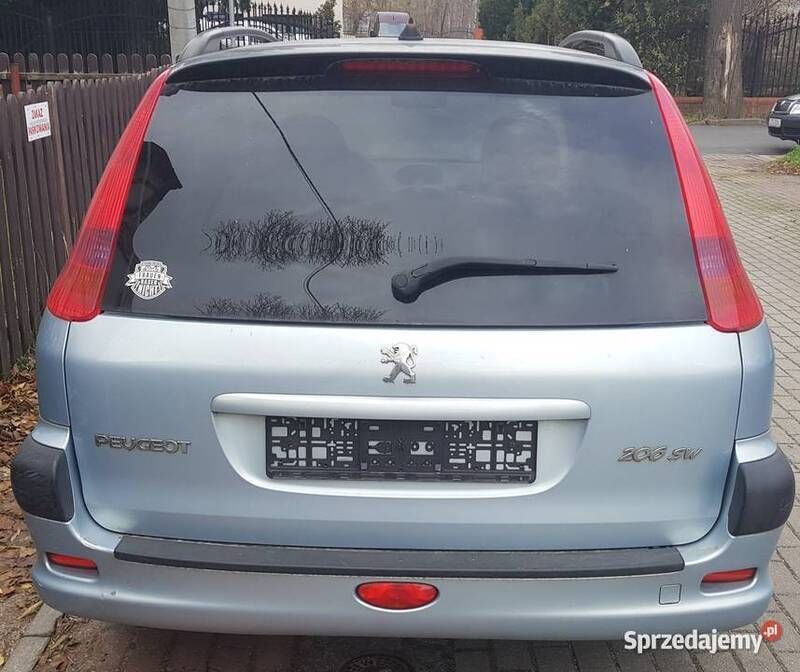 Używany Peugeot 206 75 KM (55 kW) 2003 Srebrny Kombi