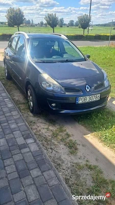 Grafitowy Używany 2008 Renault Clio GrandTour Kombi | 8800 zł (Uczciwa cena) - Obraz 1/4