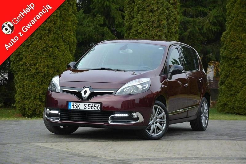Wiśniowy Używany 2014 Renault Scénic III Bose Edition Minivan | 28 900 zł (Uczciwa cena) - Obraz 1/4