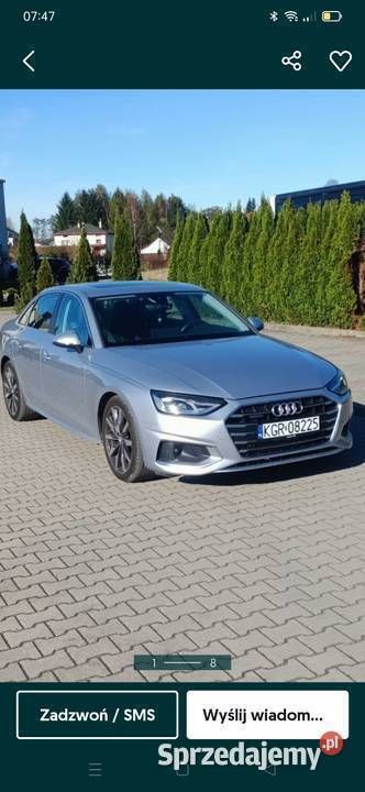 Używany 2021 Audi A4 Ambiente Sedan/Limuzyna | 104 000 zł (Drogi) - Obraz 1/4
