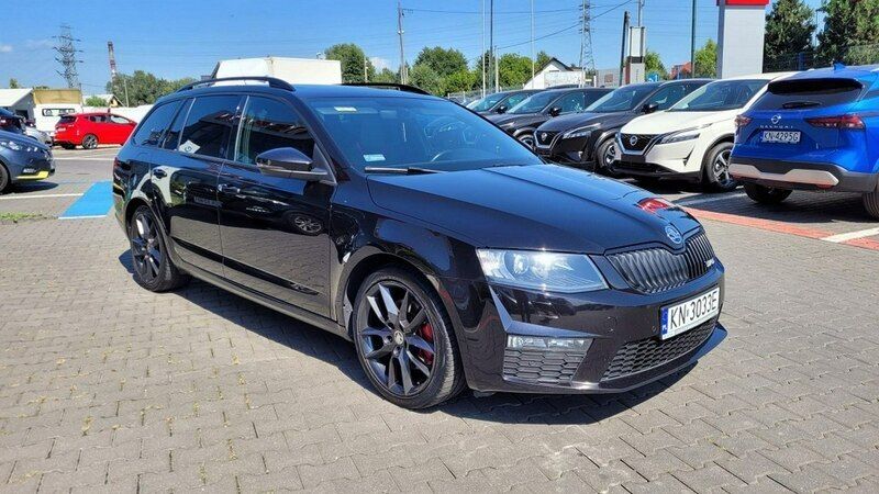 Czarny Używany 2016 Skoda Octavia vRS Sedan/Limuzyna | 71 700 zł - Obraz 1/4