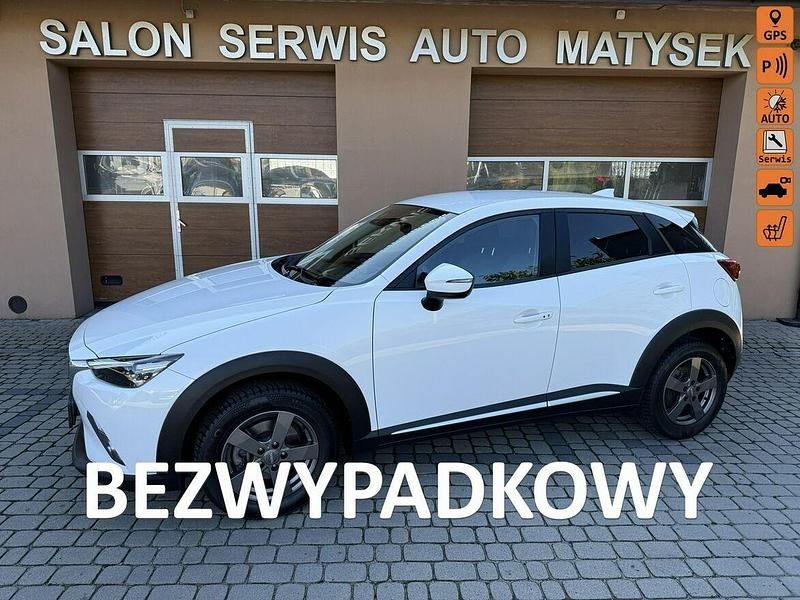 Biały Używany 2017 Mazda CX-3 SUV | 65 900 zł (Uczciwa cena) - Obraz 1/4