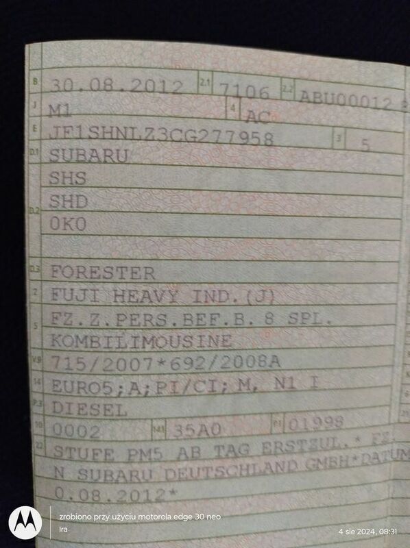 Używany Subaru Forester 2012 Niebieski SUV