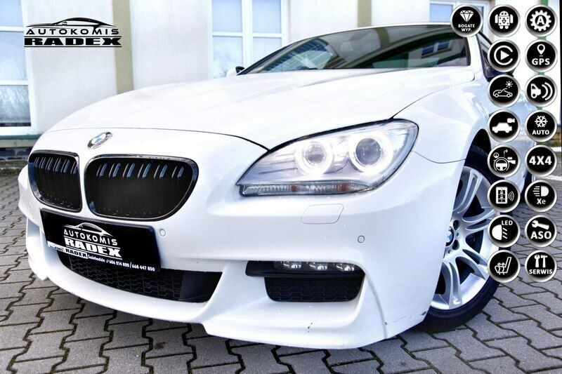 Biały Używany 2013 BMW 640 Coupe | 49 900 zł - Obraz 1/4