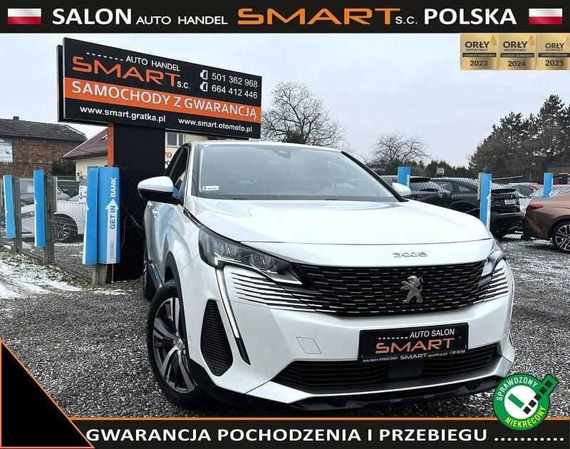 Biały Używany 2021 Peugeot 3008 SUV | 74 900 zł (Uczciwa cena) - Obraz 1/4