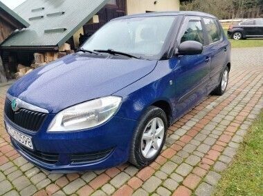 Niebieski Używany 2011 Skoda Fabia Hatchback | 17 900 zł - Obraz 1/4