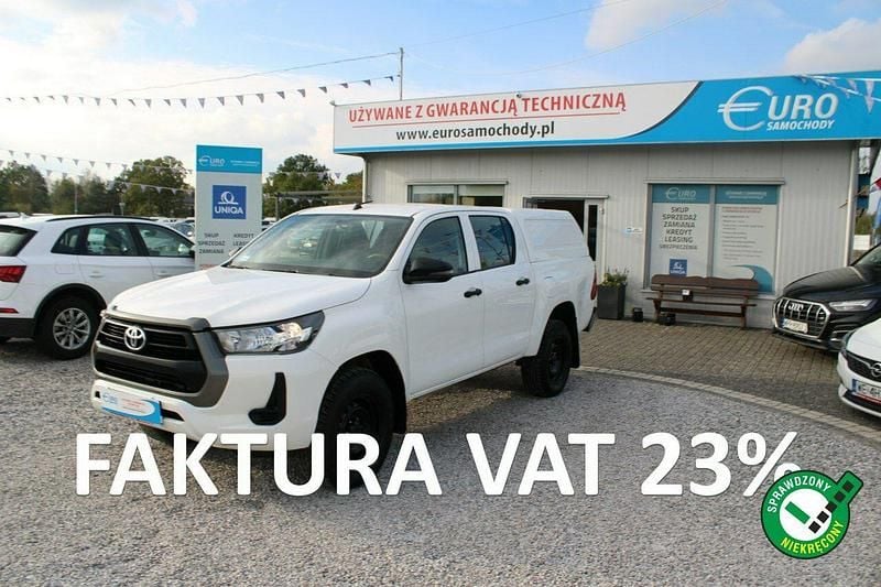 Biały Używany 2021 Toyota HiLux Pickup | 109 901 zł (Dobra cena) - Obraz 1/4