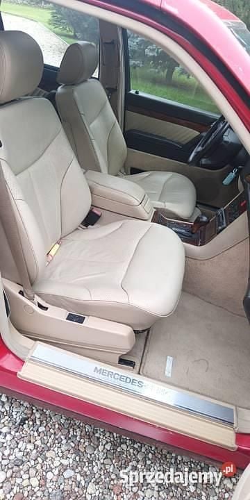 Czerwony Używany 1993 Mercedes S320 Sedan/Limuzyna | 30 000 zł - Obraz 1/4