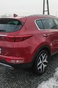 Używany Kia Sportage GT-Line 177 KM (130 kW) 2016 Czerwony ciemny (metalik) SUV