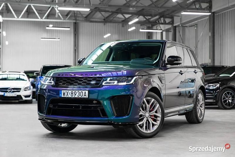 Używany Land Rover Range Rover Sport SVR 575 KM (422 kW) 2019 Niebieski SUV