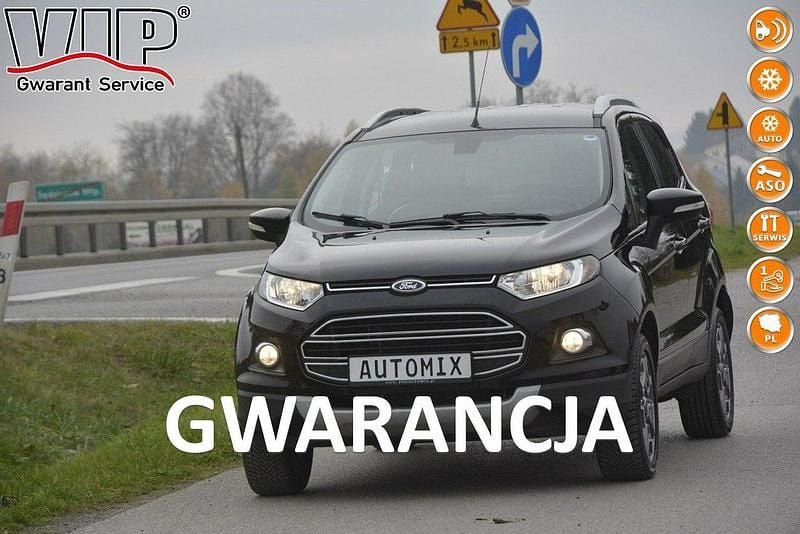 Czarny Używany 2015 Ford Ecosport SUV | 32 200 zł (Uczciwa cena) - Obraz 1/4