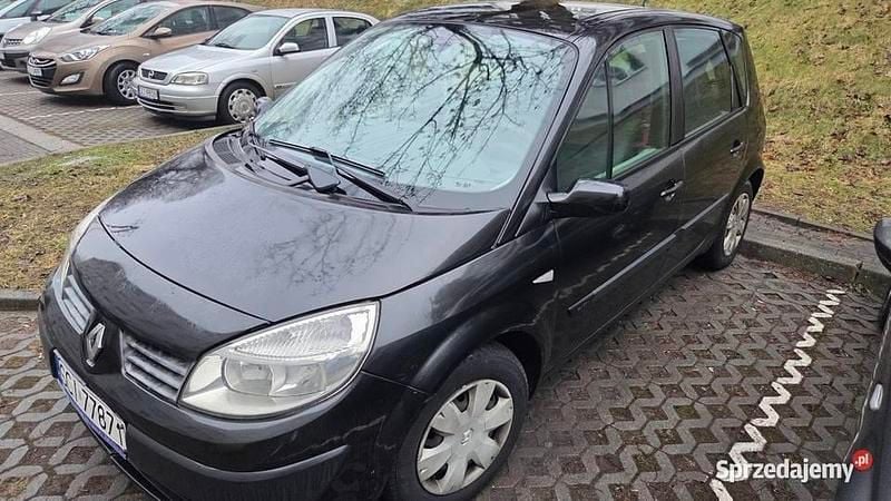 Czarny Używany 2006 Renault Scénic II Minivan | 3800 zł (Dobra cena) - Obraz 1/4