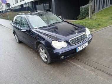 Niebieski Używany 2003 Mercedes A220 Kombi | 5200 zł - Obraz 1/4