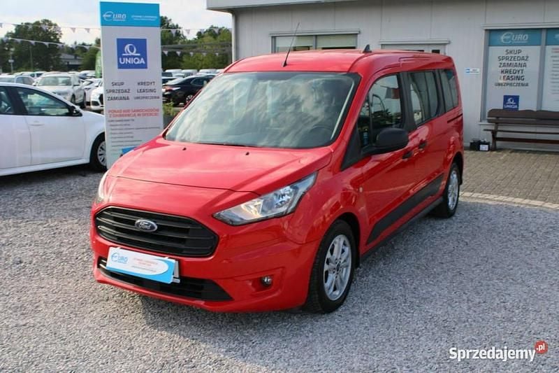 Czerwony Używany 2021 Ford Transit Trend Kombi | 55 900 zł (Dobra cena) - Obraz 1/4