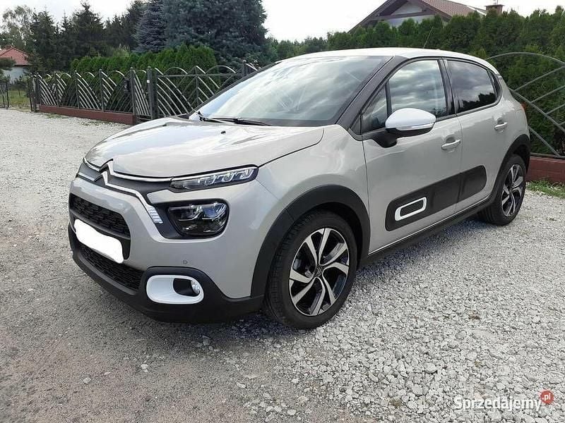 Brązowobeżowy Używany 2020 Citroën C3 PureTech Hatchback | 65 900 zł - Obraz 1/4