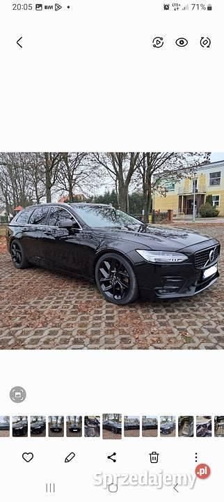 Czarny Używany 2018 Volvo V90 R-Design Kombi | 69 000 zł - Obraz 1/4