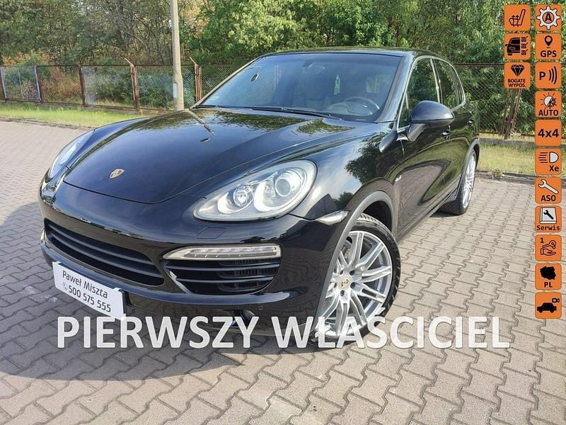 Czarny (metalik) Używany 2012 Porsche Cayenne SUV | 77 900 zł (Super Cena) - Obraz 1/4
