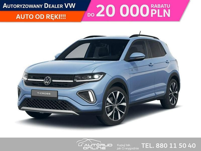 Niebieski (metalik) Nowe 2025 VW T-Cross SUV | 120 070 zł (Uczciwa cena) - Obraz 1/4