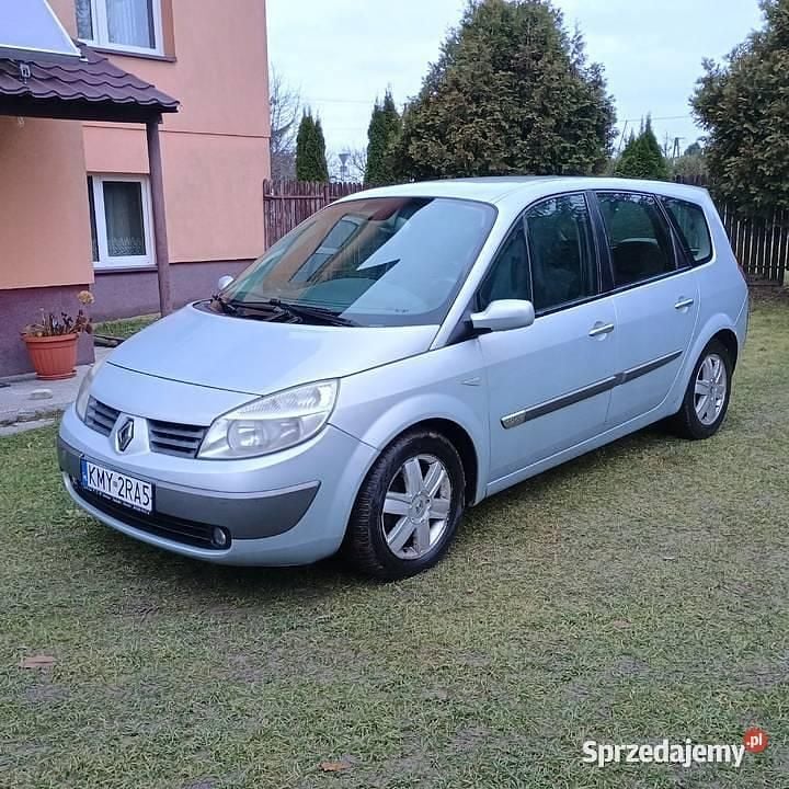 Srebrny Używany 2004 Renault Grand Scénic II Minivan | 3350 zł (Uczciwa cena) - Obraz 1/4