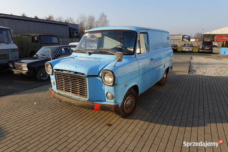 Niebieski Używany 1974 Ford Transit Minivan | 10 000 zł - Obraz 1/4