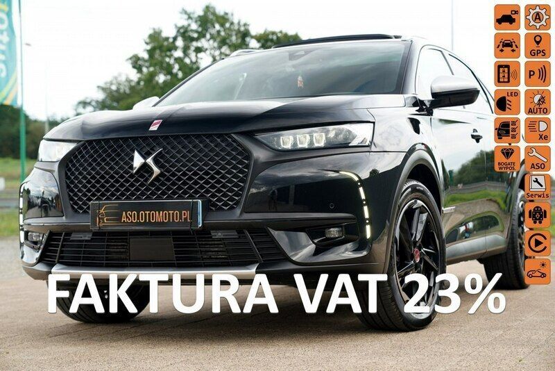Czarny (metalik) Używany 2019 DS Automobiles DS7 Crossback SUV | 109 512 zł - Obraz 1/4