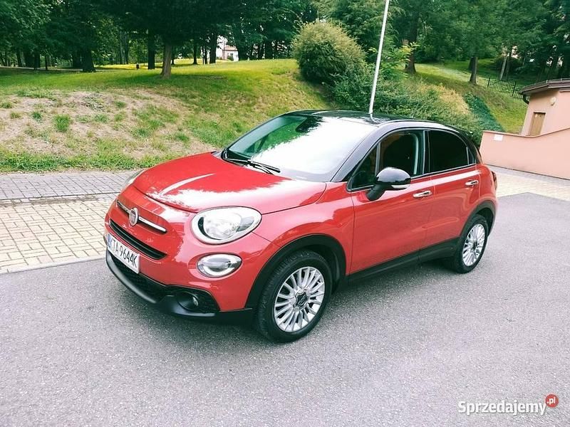 Czerwony Używany 2021 Fiat 500X SUV | 57 000 zł - Obraz 1/4
