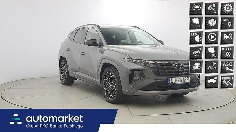 Szary Używany 2023 Hyundai Tucson N Line SUV | 154 850 zł - Obraz 1/4